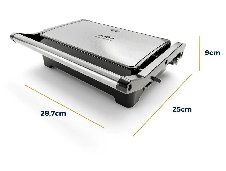 Sanduicheira Grill Britânia BGR28A 1200W Preto - 8