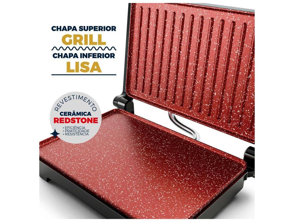 Sanduicheira Grill Britânia BGR28A 1200W Preto - 1