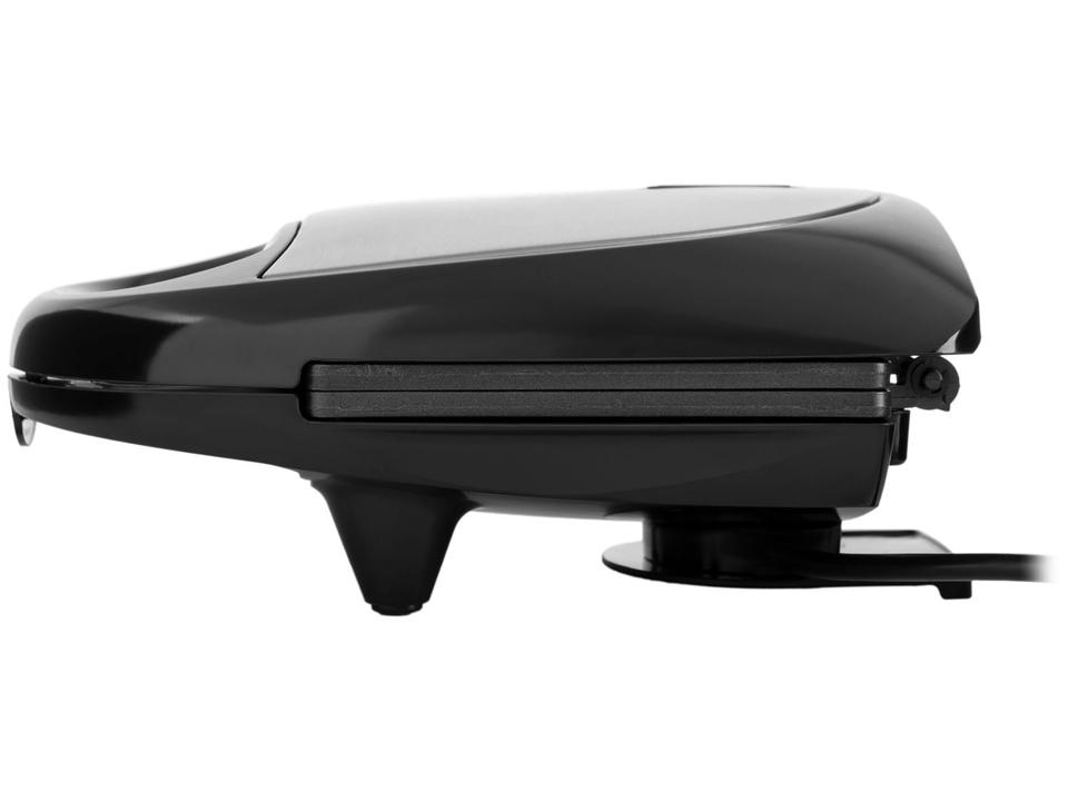 Sanduicheira Grill Britânia Preto e Cinza 750W Antiaderente Crome - 7