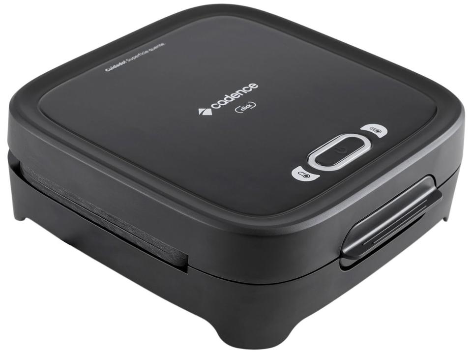 Sanduicheira Grill Cadence Preta 750W Antiaderente Click - 6