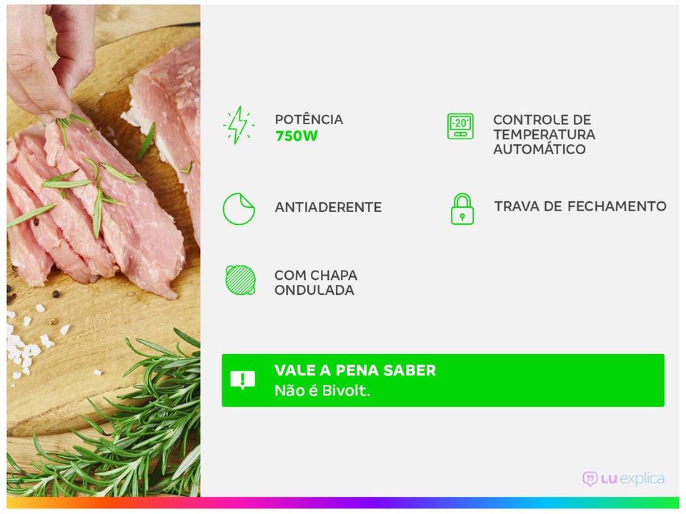 Sanduicheira Grill Mondial Master S-20 Preta - 1