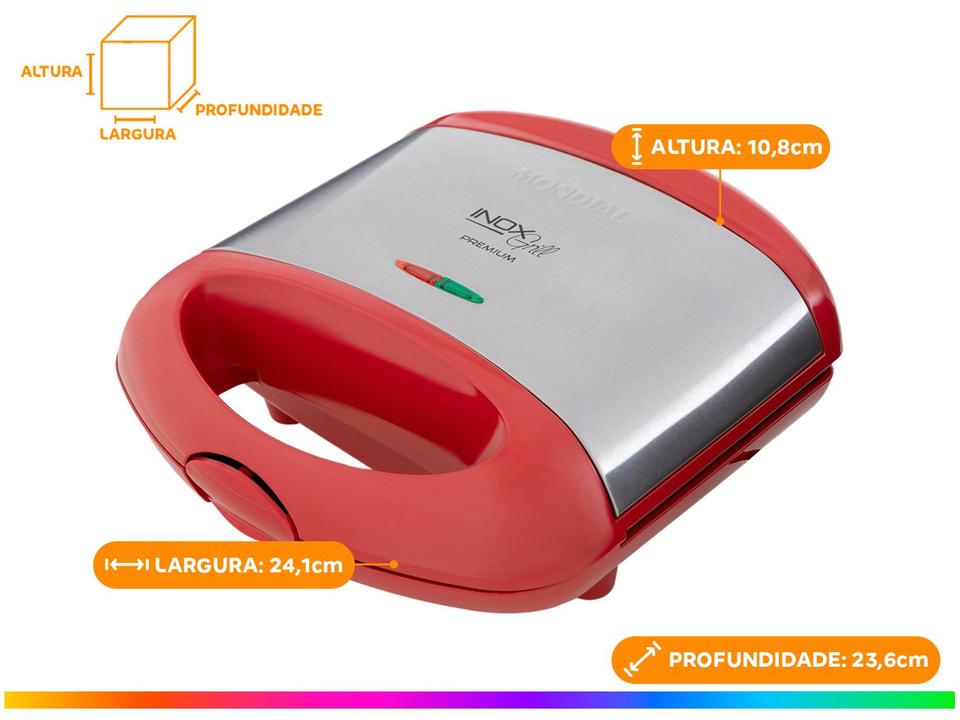 Sanduicheira Grill Mondial Premium S-19 - 14