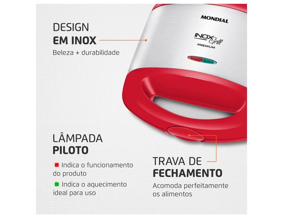 Sanduicheira Grill Mondial Premium S-19 - 5