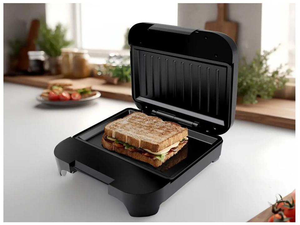 Sanduicheira Grill Philco Preta Antiaderente PGR25A 750W - 5