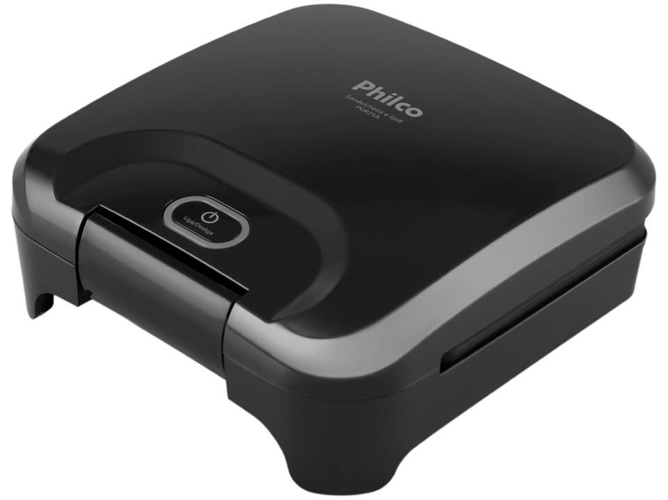 Sanduicheira Grill Philco Preta Antiaderente PGR25A 750W - 7