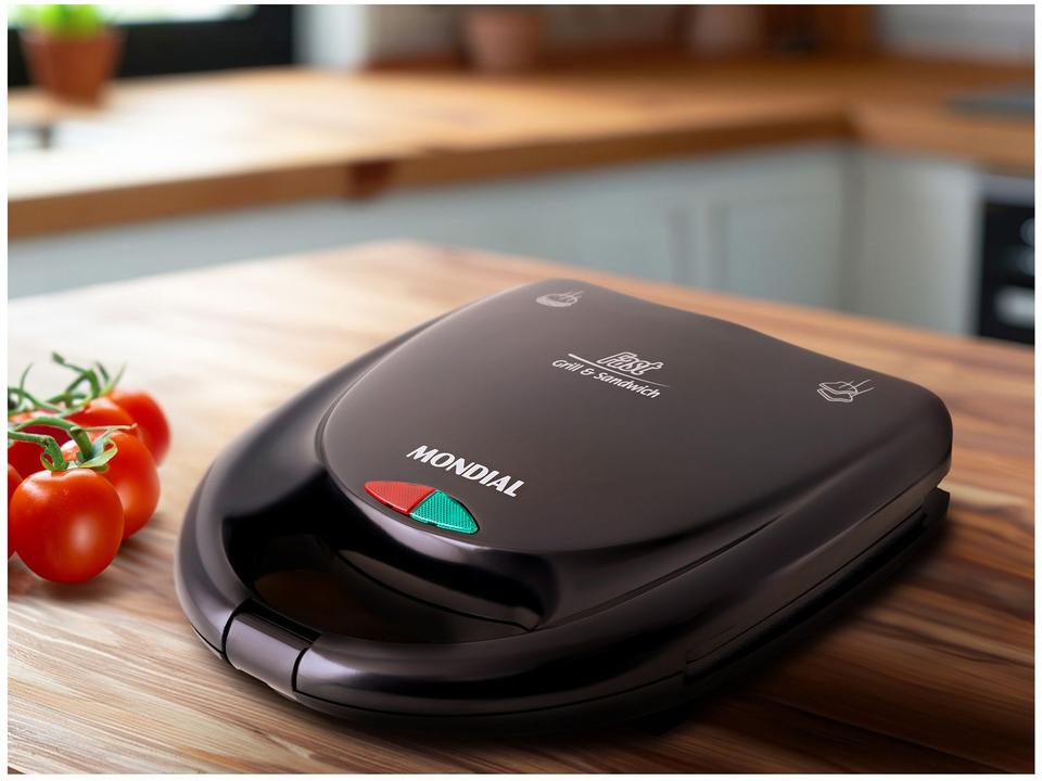 Sanduicheira Mondial Fast Grill S-12 Preta 750W Antiaderente - 2