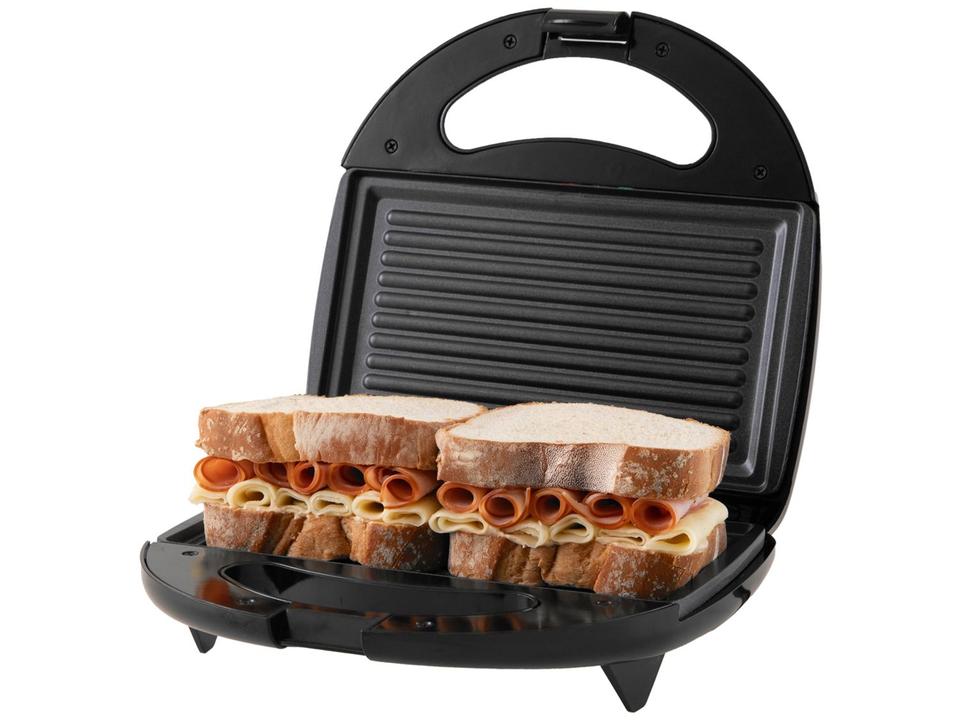 Sanduicheira Mondial Fast Grill S-12 Preta 750W - 9