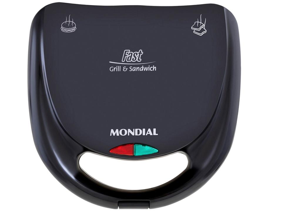 Sanduicheira Mondial Fast Grill S-12 Preta 750W - 11