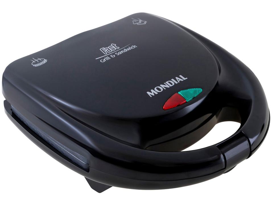 Sanduicheira Mondial Fast Grill S-12 Preta 750W - 12