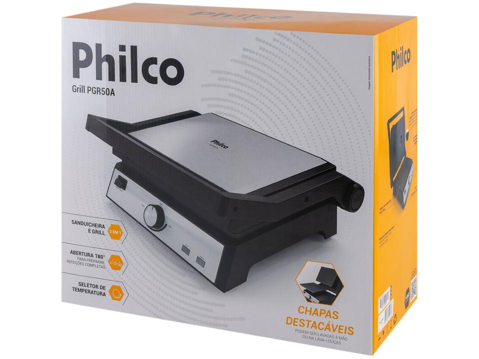 Sanduicheira Philco PGR50A 1500W Inox 56702056 - 8