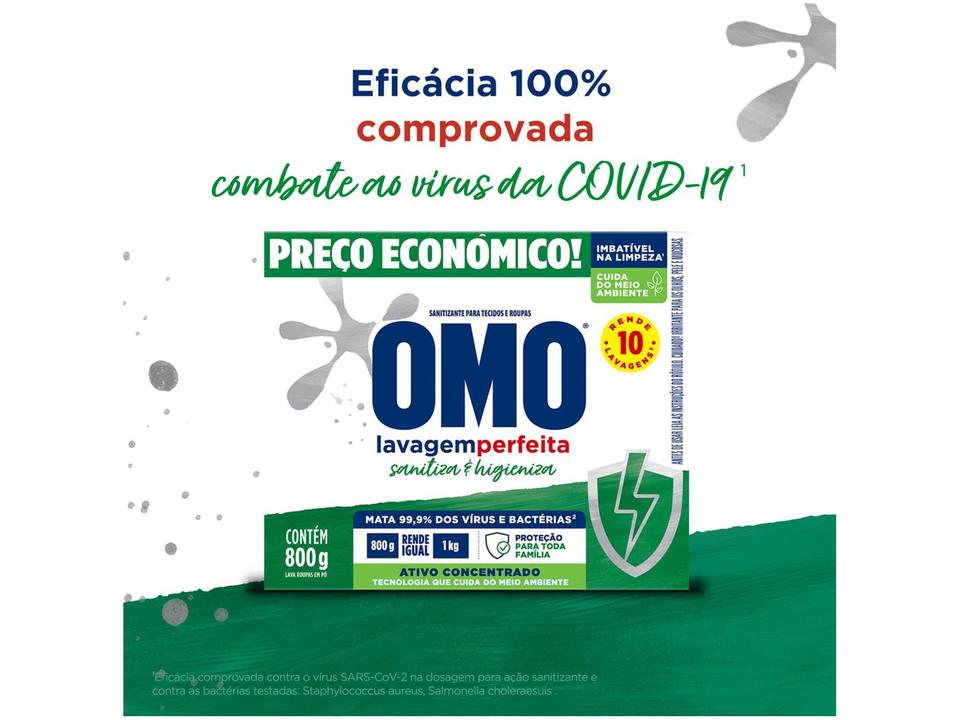 Sanitizante em Pó Omo Lavagem Perfeita Sanitiza e Higieniza 2,2kg - 4
