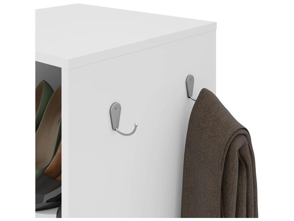 Sapateira com Espelho 5 Prateleiras Móveis Lopas Esthela - 7