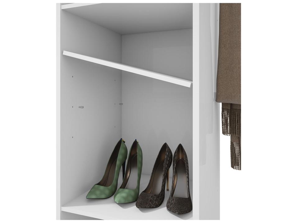 Sapateira com Espelho 5 Prateleiras Móveis Lopas Esthela - 6