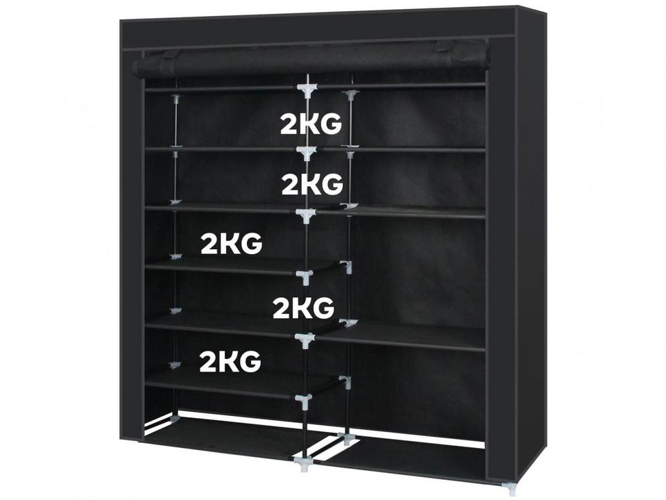 Sapateira Organizador Multiuso Dobrável 7 Prateleiras SAP-001 Otello - 7