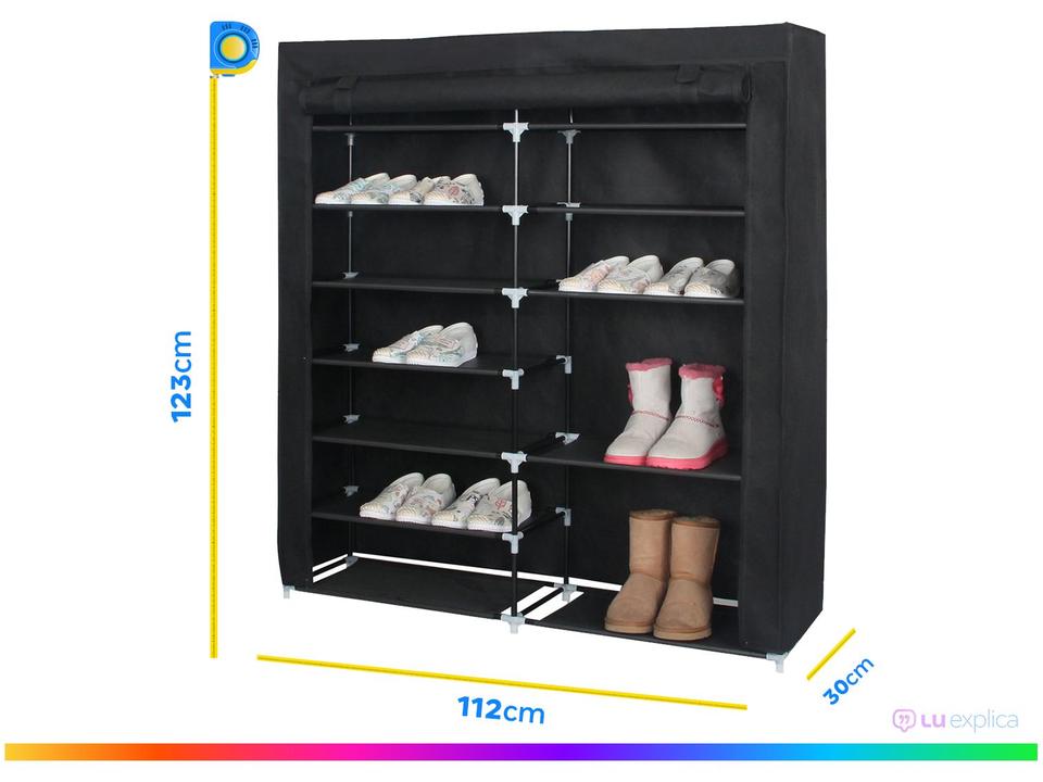 Sapateira Organizador Multiuso Dobrável 7 Prateleiras SAP-001 Otello - 3