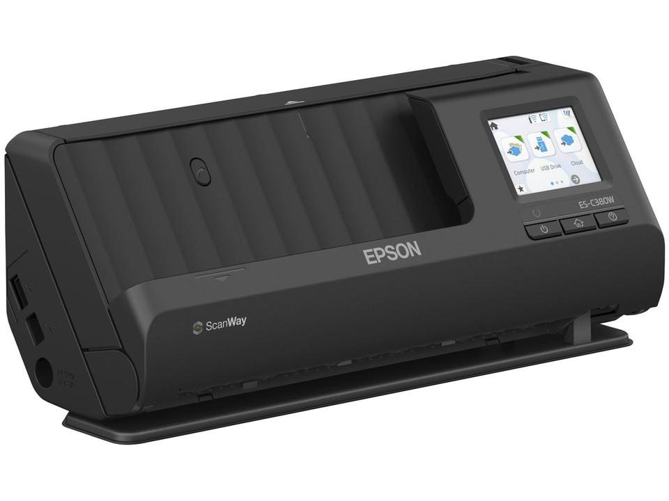 Scanner de Mesa Epson WorkForce ES-C380W Duplex 600DPI Wi-Fi - 7