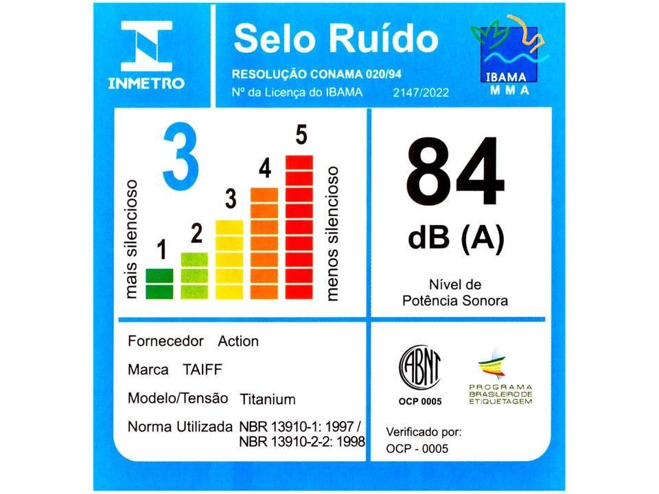 Secador de Cabelo 2100W 6 Velocidades - 10