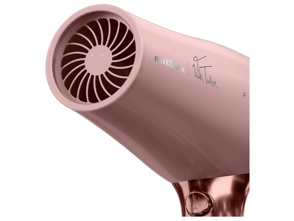 Secador de Cabelo Britânia Íon Tourmaline Rosa 2100W 2 Velocidades BSC21A - 14