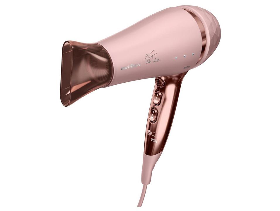 Secador de Cabelo Britânia Íon Tourmaline Rosa 2100W 2 Velocidades BSC21A - 8