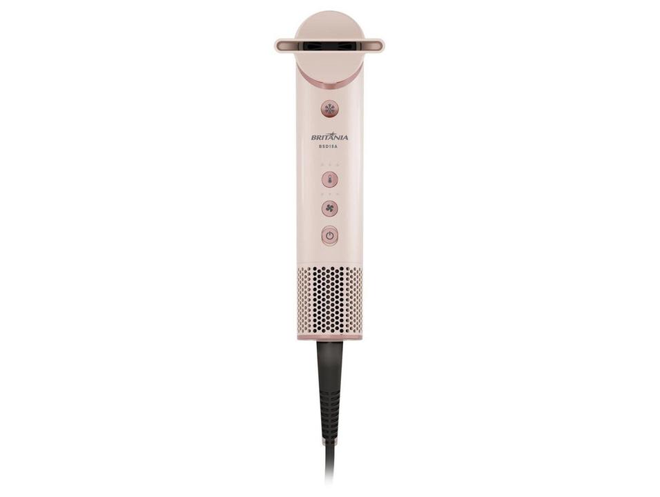 Secador de Cabelo Britânia Silence Turbo e Tourmaline Íon Rosa e Rosé 1450W 3 Velocidades BSD15A 63501091 - 12