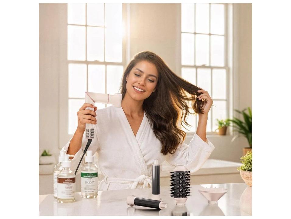Secador de Cabelo Britânia Silence Turbo e Tourmaline Íon Rosa e Rosé 1450W 3 Velocidades BSD15A 63501091 - 1