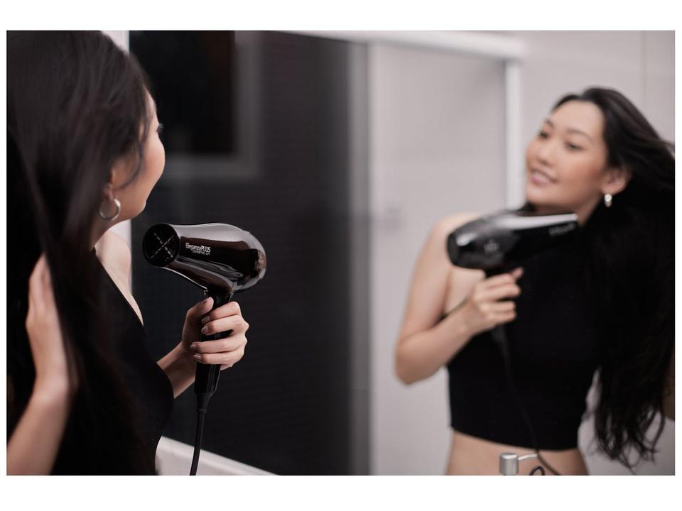 Secador de Cabelo GA.MA Italy Ceramic Íon Preto - 9