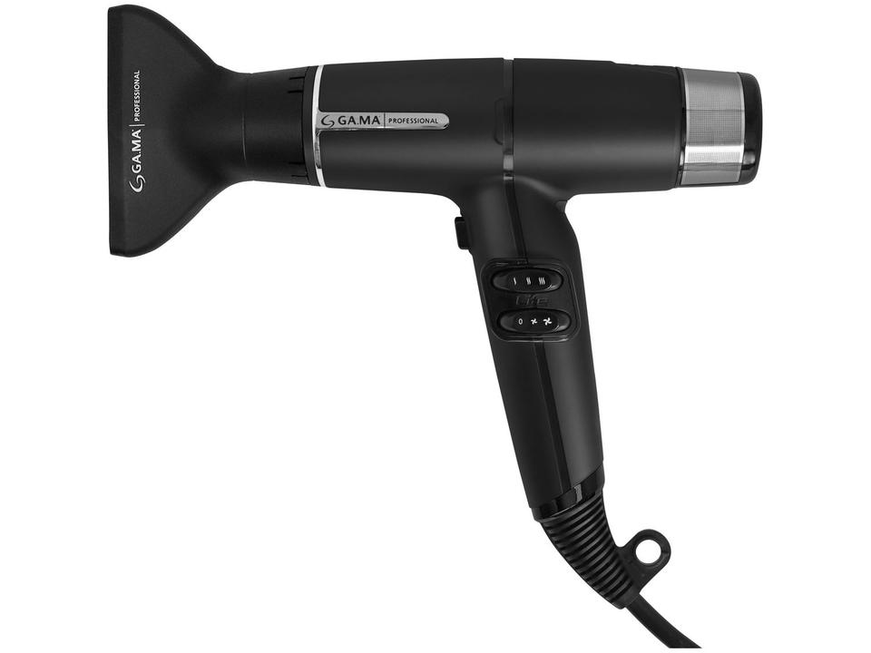 Secador de Cabelo GA.MA Italy Profissional Preto 1600W 3 Velocidades iQ Lite - 3