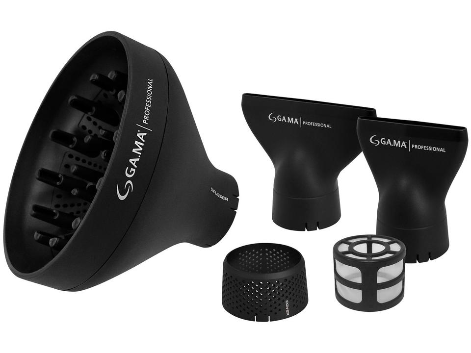 Secador de Cabelo GA.MA Italy Profissional Preto 1600W 3 Velocidades iQ Lite - 8