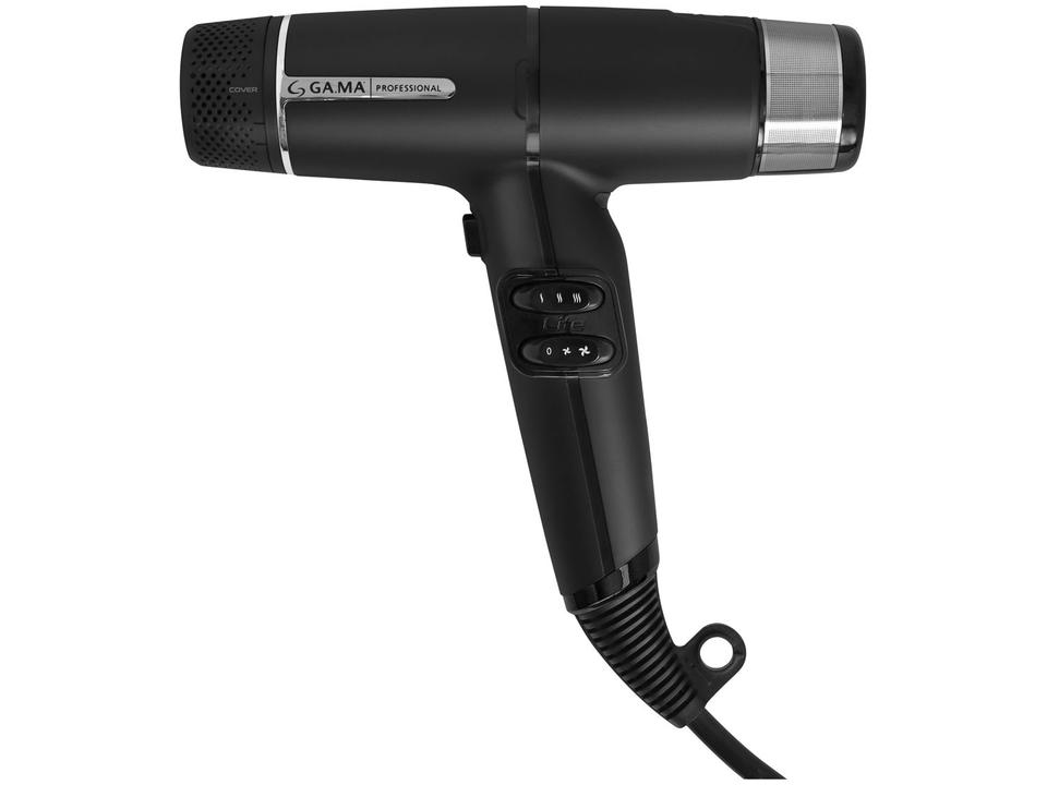 Secador de Cabelo GA.MA Italy Profissional Preto 1600W 3 Velocidades iQ Lite - 5