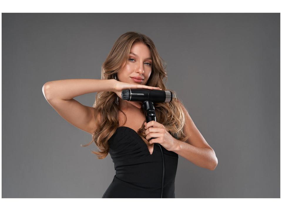 Secador de Cabelo GA.MA Italy Profissional Preto 1600W 3 Velocidades iQ Lite - 1