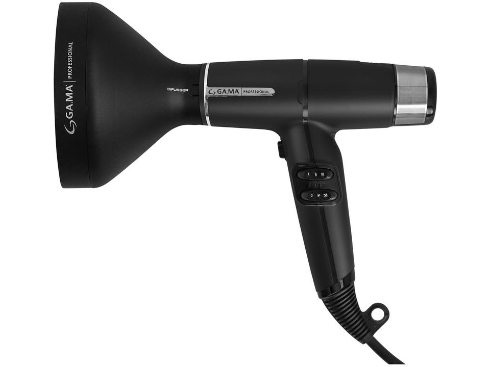 Secador de Cabelo GA.MA Italy Profissional Preto 1600W 3 Velocidades iQ Lite - 2