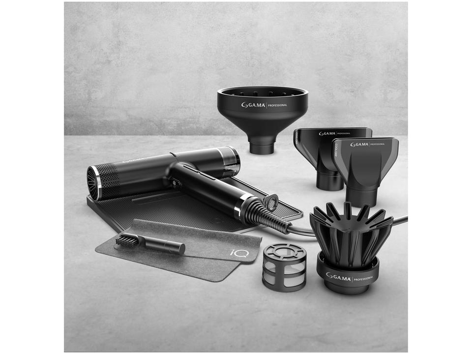 Secador de Cabelo GA.MA Italy Profissional Preto 1600W 3 Velocidades iQ3 Perfettoc - 1