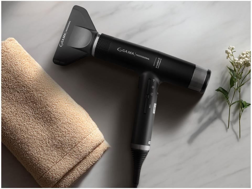 Secador de Cabelo GA.MA Italy Profissional Preto 1600W 3 Velocidades iQ3 Perfettoc - 1