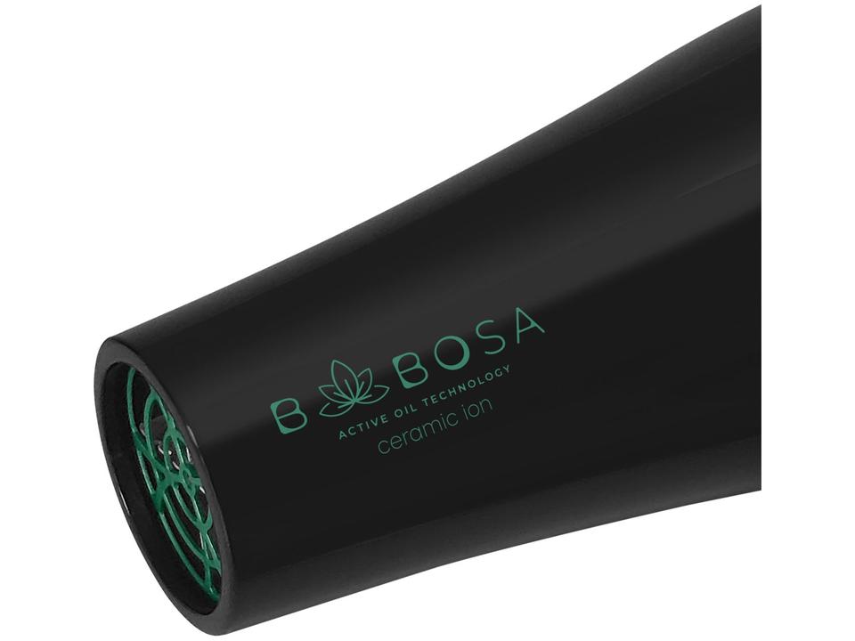 Secador de Cabelo GAMA ITALY Ceramic Íon Preto e Verde 2100W 2 Velocidades Professional Babosa - 10