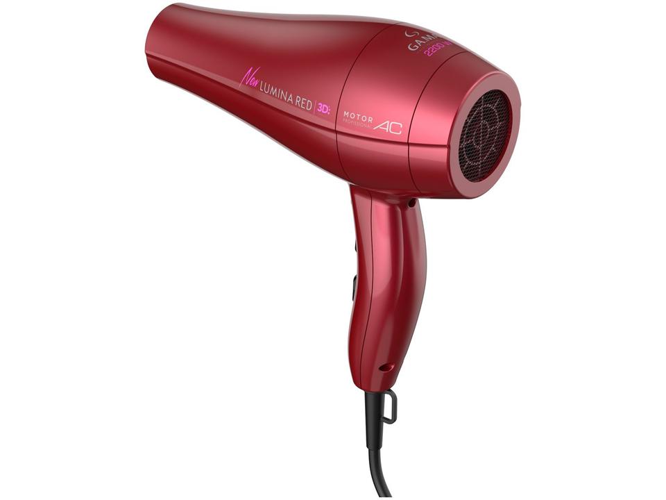 Secador de Cabelo Gama Italy New Lumina Red 3D - 7