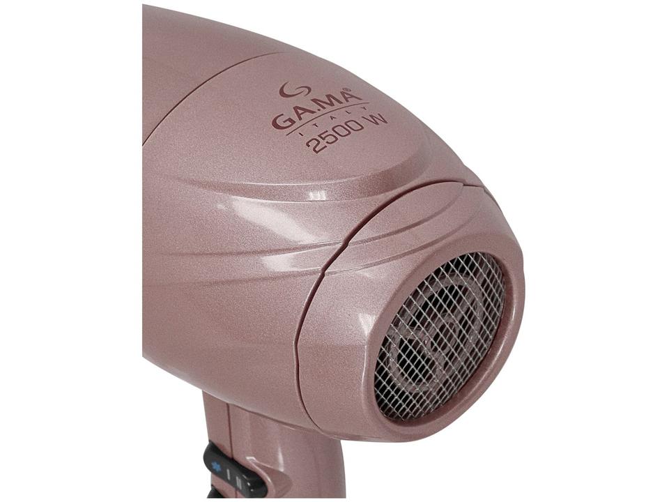 Secador de Cabelo GAMA Italy Rosé 2500W 3 Velocidades Keration 4D - 4