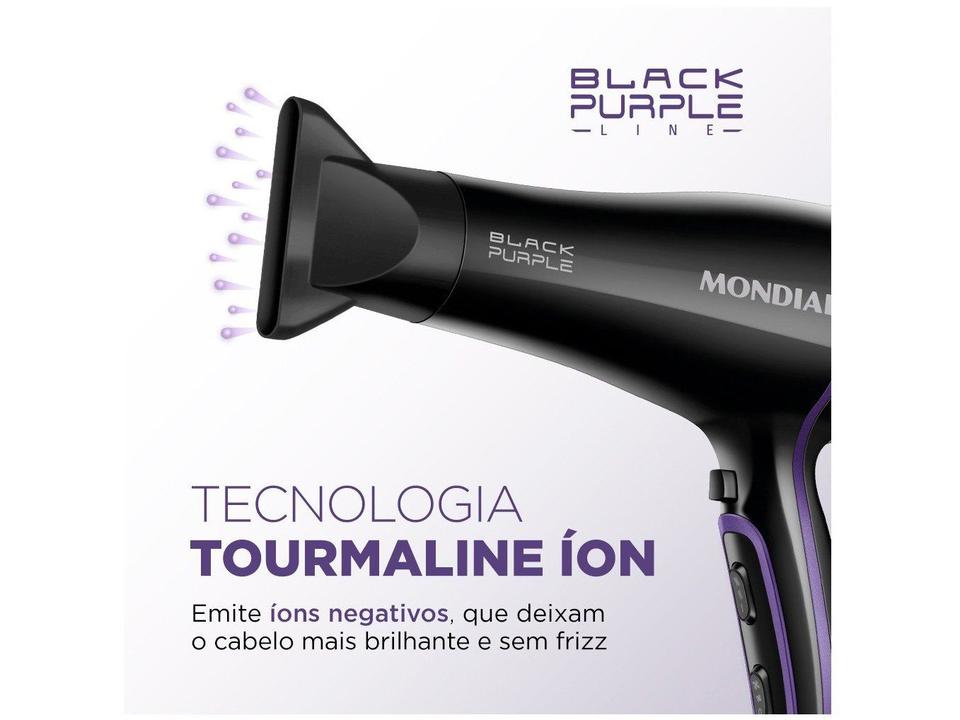 Secador de Cabelo Mondial Black Purple SCN-01 - 3