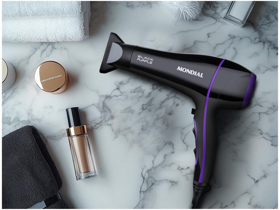 Secador de Cabelo Mondial Black Purple SCN-01 - 2