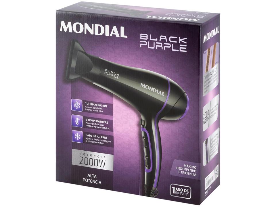 Secador de Cabelo Mondial Black Purple SCN-01 - 14