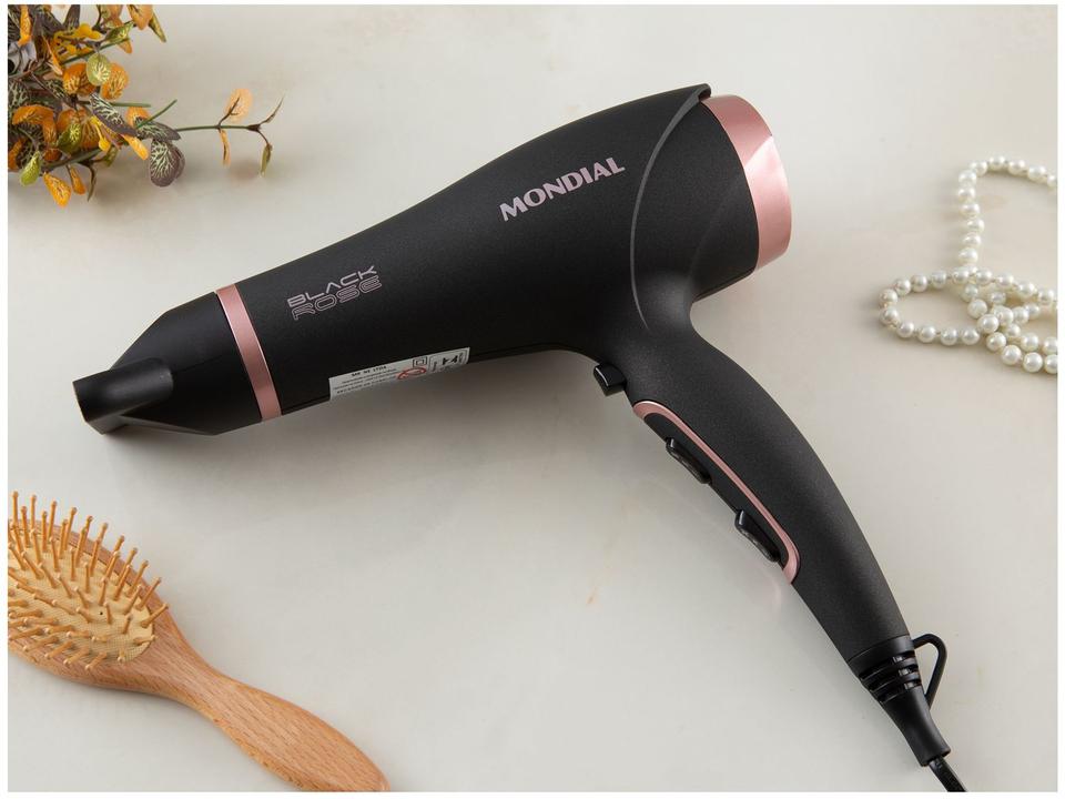Secador de Cabelo Mondial Black Rose SC-37 - 1