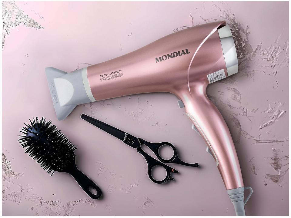 Secador de Cabelo Mondial Golden Rose SCN-32 - 1
