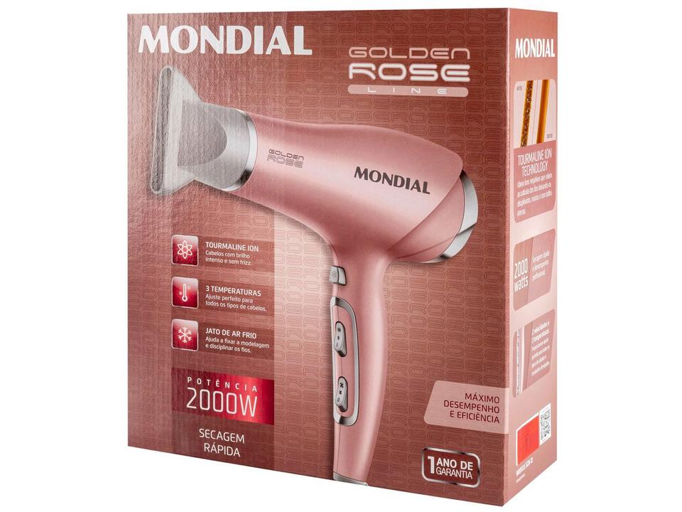 Secador de Cabelo Mondial Golden Rose SCN-32 - 7