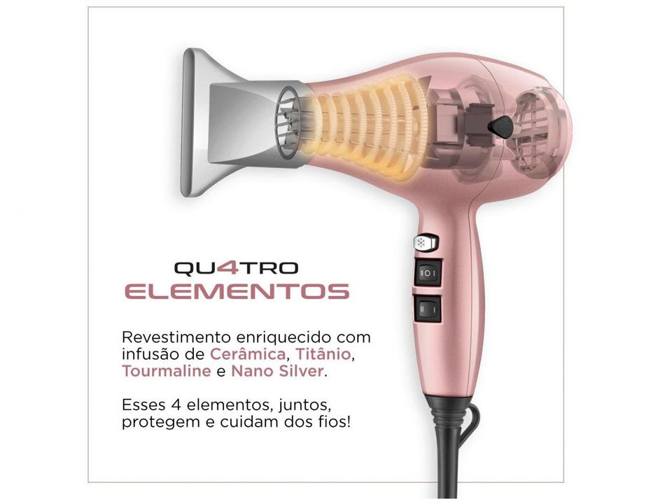 Secador de Cabelo Mondial Juliette Golden Rose - 4