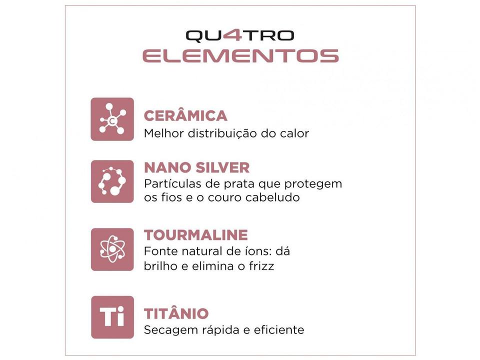 Secador de Cabelo Mondial Juliette Golden Rose - 5