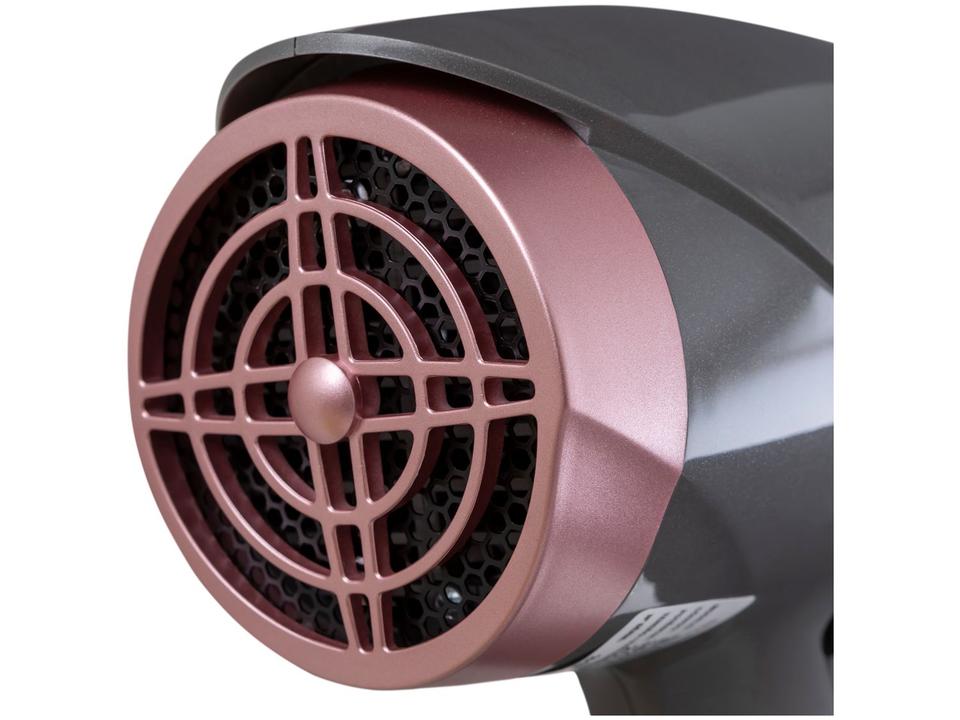 Secador de Cabelo Mondial Keratin Grafite e Rosé - 14
