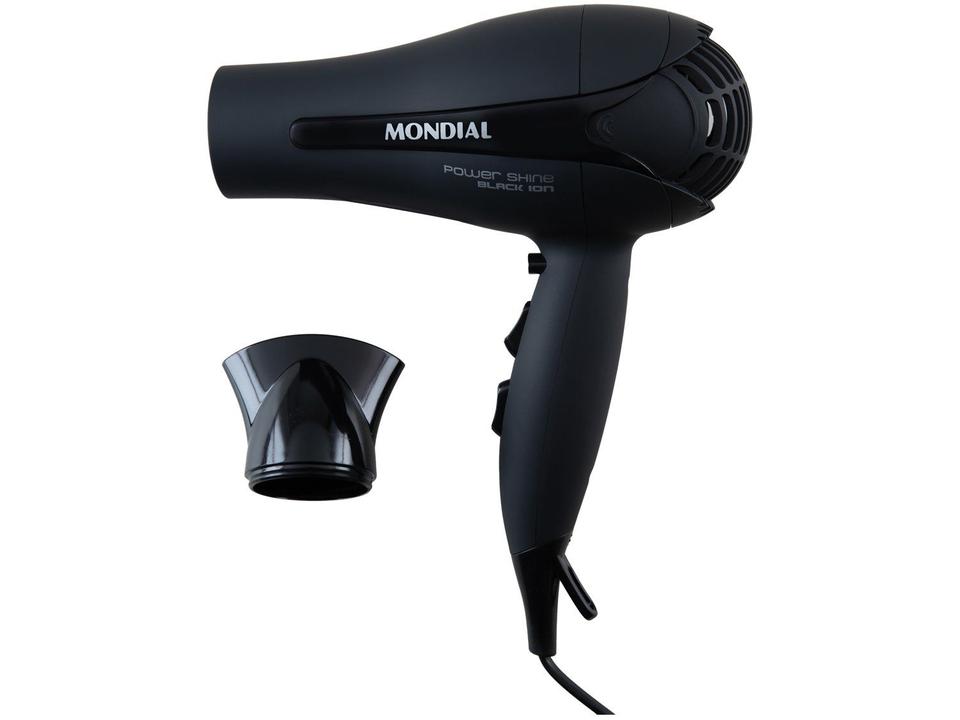Secador de Cabelo Mondial Power Shine Black - 8