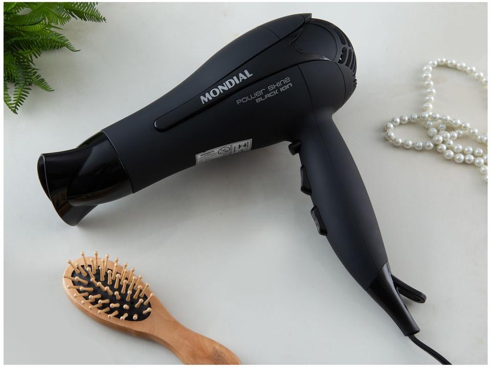 Secador de Cabelo Mondial Power Shine Black - 1