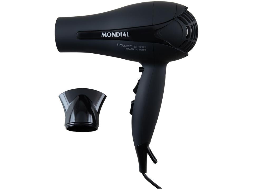 Secador de Cabelo Mondial Power Shine Black - 8