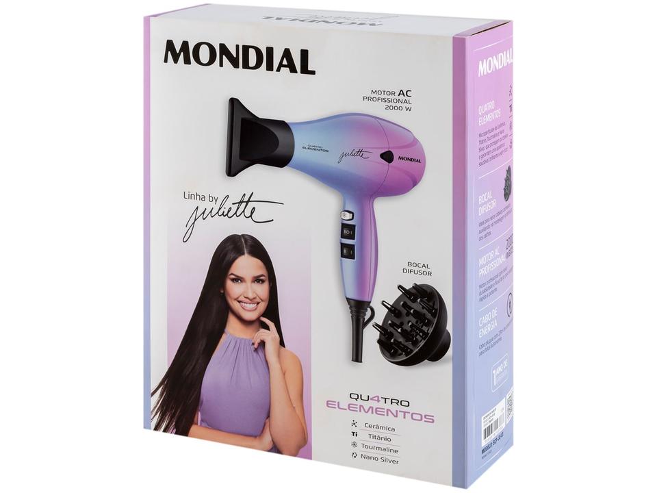 Secador de Cabelo Mondial Profissional Cerâmica - 20