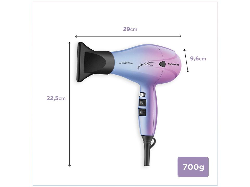 Secador de Cabelo Mondial Profissional Cerâmica - 8